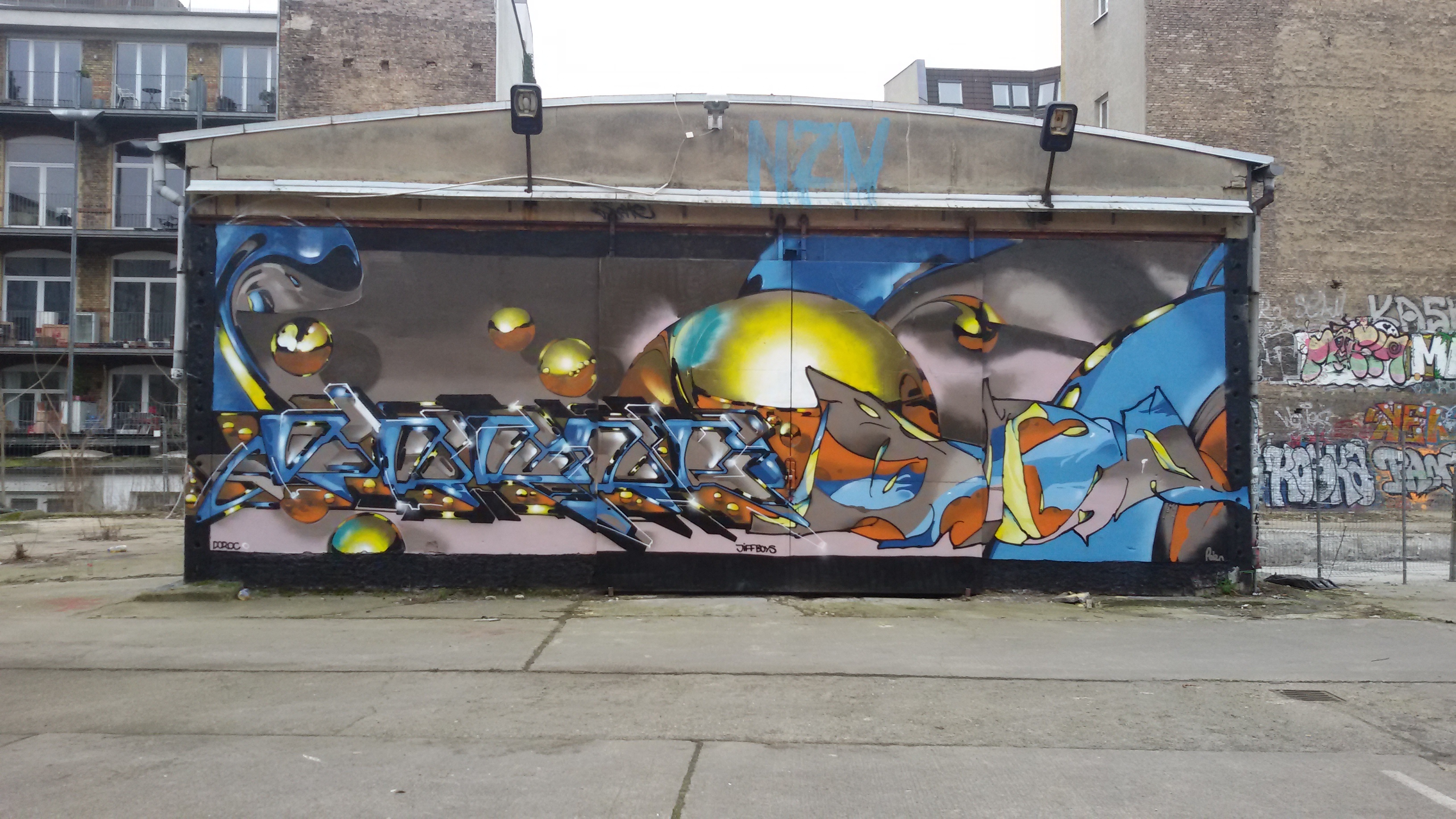 LEGAL GRAFFITI BERLIN #2 - Graffiti Hall of Fame